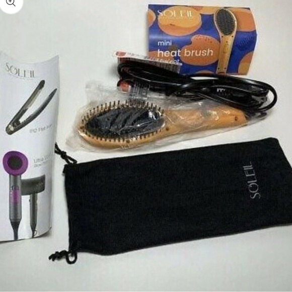 Soleil Mini Heat Brush in Apricot - Picture 3 of 7